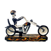 Motociclista - Figur eines Motorradfahrers auf Harley