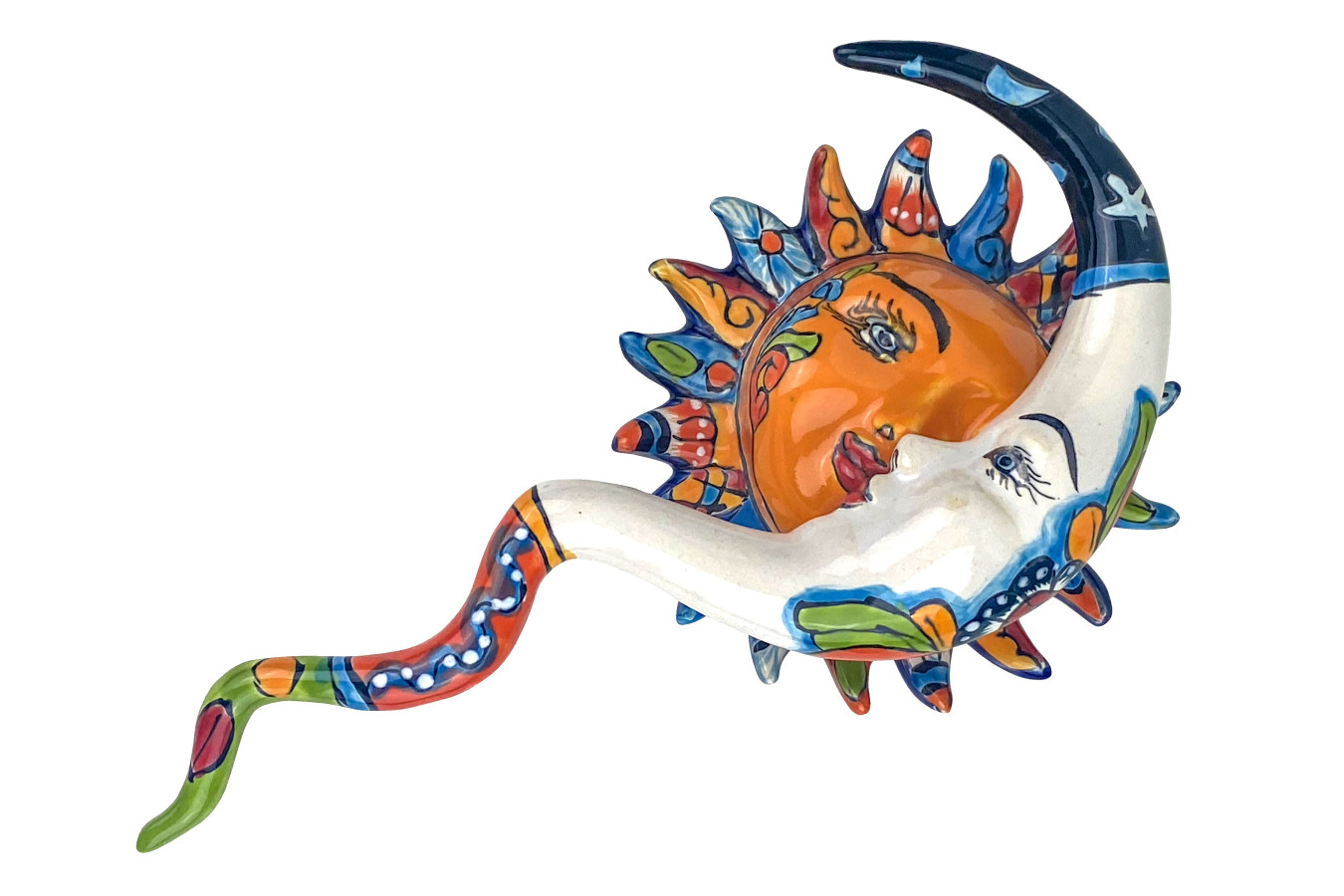Sol Eclipso - Figur Sonne und Mond aus Mexiko