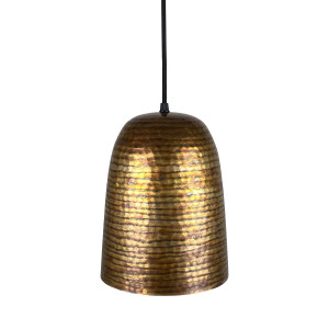 Aliso Fire - längliche Kupferlampe aus Mexiko