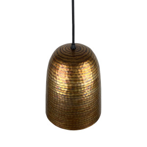 Aliso Fire - längliche Kupferlampe aus Mexiko