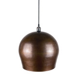 Cebolla - patinierte mexikanische Lampe - reines Kupfer