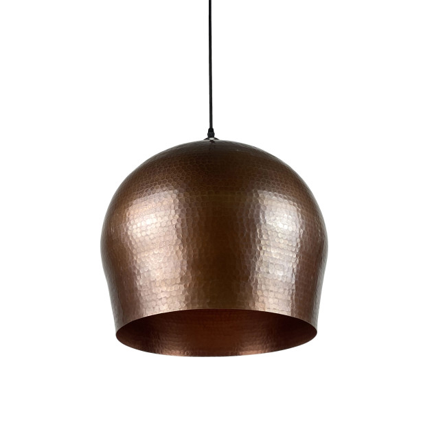 Cebolla - patinierte mexikanische Lampe - reines Kupfer