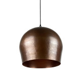 Cebolla - patinierte mexikanische Lampe - reines Kupfer