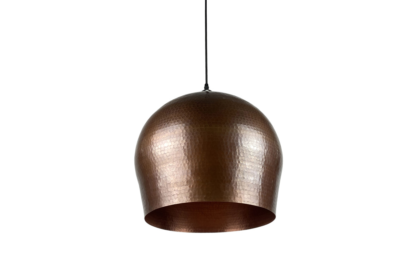 Cebolla - patinierte mexikanische Lampe - reines Kupfer