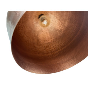 Cebolla - patinierte mexikanische Lampe - reines Kupfer