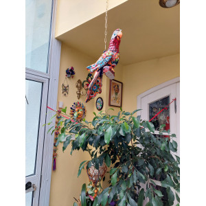 Guacamaya - Keramik-Papagei-Figur