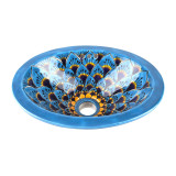 Aqua Azul Mini - ovales, eingelassenes Waschbecken