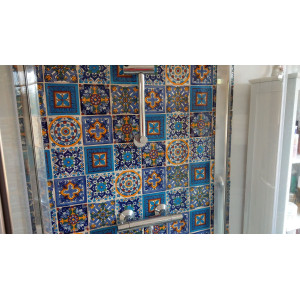 Azul - mexikanische Talavera Fliesen Küche