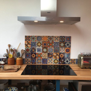 Cortina - mexikanische Kacheln Talavera