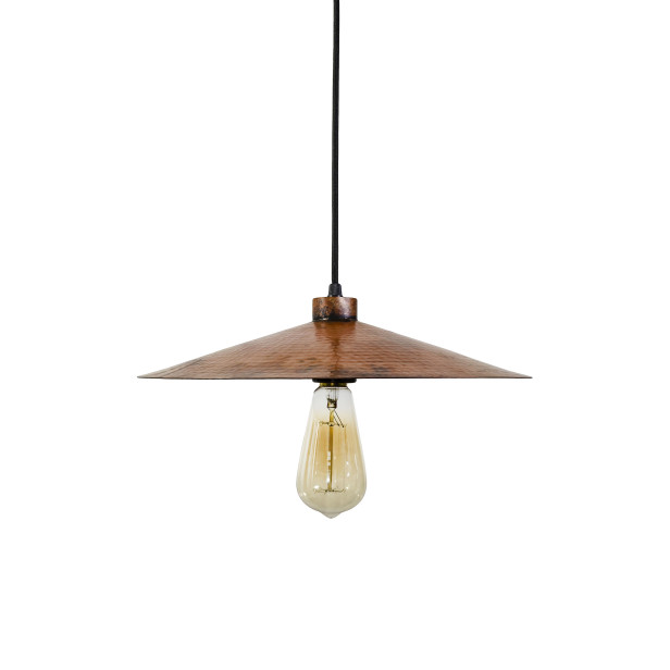 Zanahoria - Lampe aus Mexiko - reines Kupfer