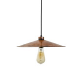 Zanahoria - Lampe aus Mexiko - reines Kupfer