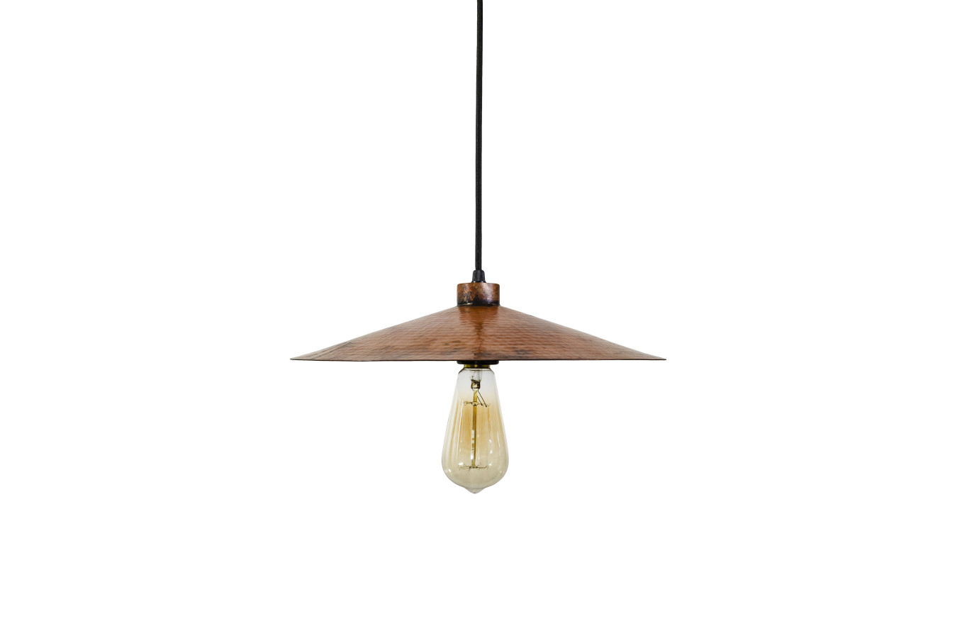 Zanahoria - Lampe aus Mexiko - reines Kupfer