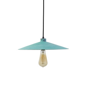 Zanahoria grün - Lampe aus Mexiko - reines Kupfer