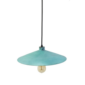 Zanahoria grün - Lampe aus Mexiko - reines Kupfer