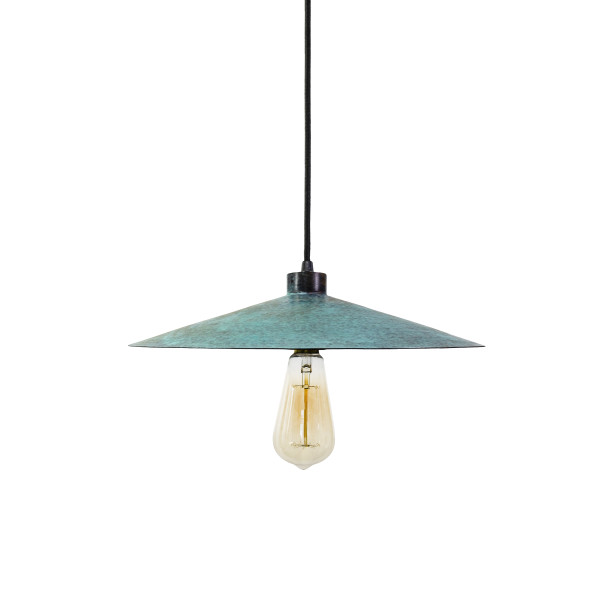 Zanahoria jade - Lampe aus Mexiko - reines Kupfer