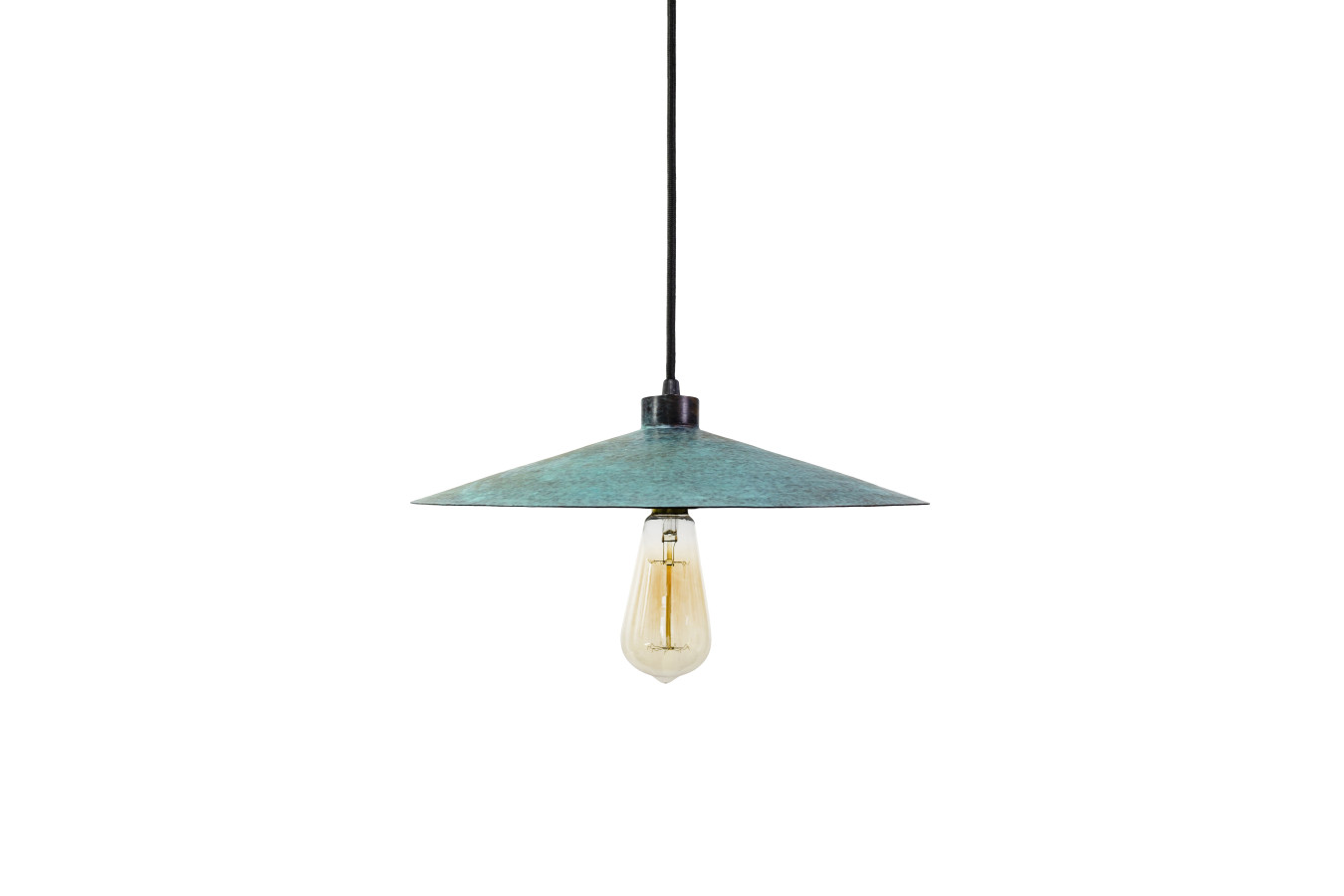 Zanahoria jade - Lampe aus Mexiko - reines Kupfer
