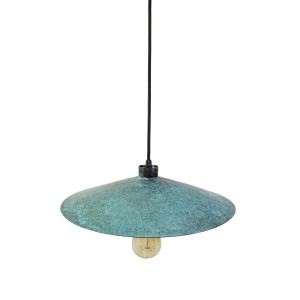 Zanahoria jade - Lampe aus Mexiko - reines Kupfer