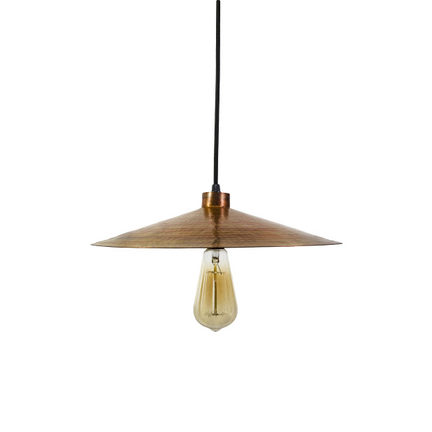 Zanahoria fire - Lampe aus Mexiko - reines Kupfer