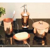 Badezimmer-Set aus Kupfer aus Mexiko - Dientes 