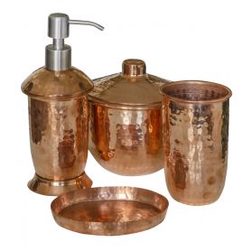 Dientes - Badezimmer-Set aus Kupfer aus Mexiko