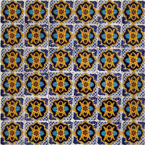 Cortina - mexikanische Kacheln Talavera