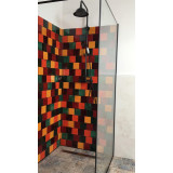 Borgońa - patchwork aus einfarbigen Fliesen - 90 Stück, 1 m2