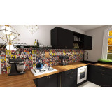 Fridas - Farbiges Patchwork im Pop-art Stil