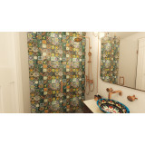 Verde - bunte patchwork mit mexikanischen tellern - 30 st