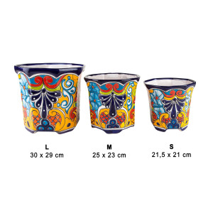 Talavera Mexikanischer Topf - Größe M