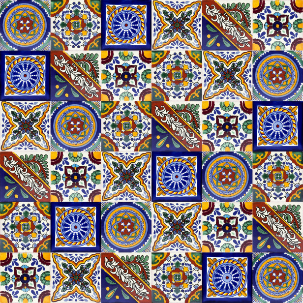 Ramon - Mexiko Fliesen Talavera Patchwork