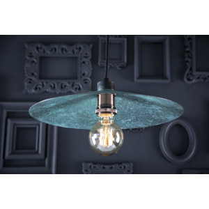 Zanahoria jade - Lampe aus Mexiko - reines Kupfer