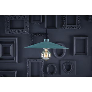 Zanahoria grün - Lampe aus Mexiko - reines Kupfer