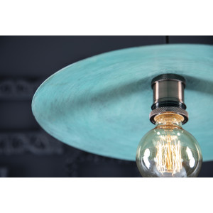 Zanahoria grün - Lampe aus Mexiko - reines Kupfer