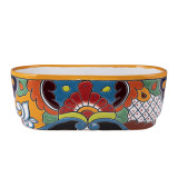 Canoa - länglicher Blumentopf aus Keramik