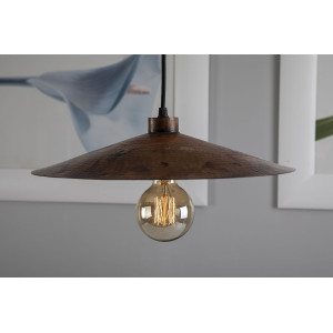 Zanahoria - Lampe aus Mexiko - reines Kupfer