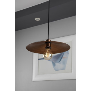 Zanahoria fire - Lampe aus Mexiko - reines Kupfer