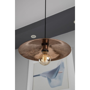 Zanahoria light - Lampe aus Mexiko - reines Kupfer