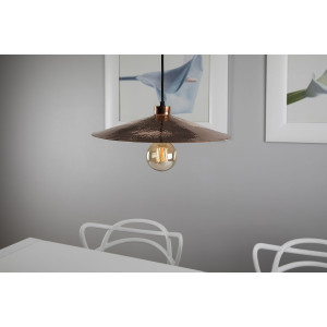 Zanahoria light - Lampe aus Mexiko - reines Kupfer
