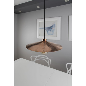 Zanahoria light - Lampe aus Mexiko - reines Kupfer