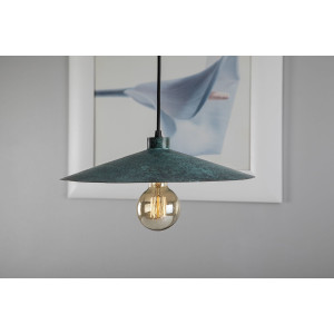 Zanahoria jade - Lampe aus Mexiko - reines Kupfer