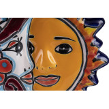 Keramische Dekoration - mexikanische Ellipse - 21 cm