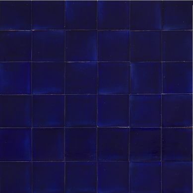 Azul Brillante - dunkelblau mexikanische Fliesen - 90 Stück