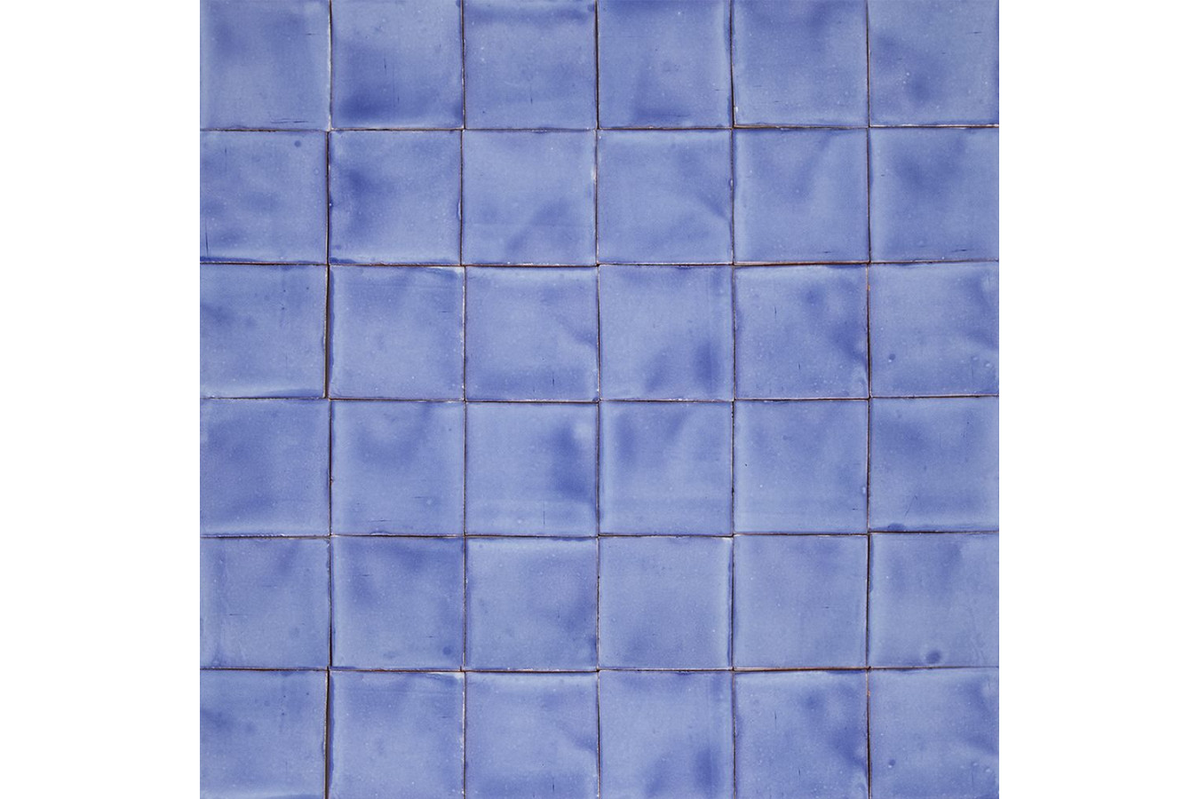 Azul Mezclilla Delgado - Talavera einfarbige Fliesen - 90 Stück
