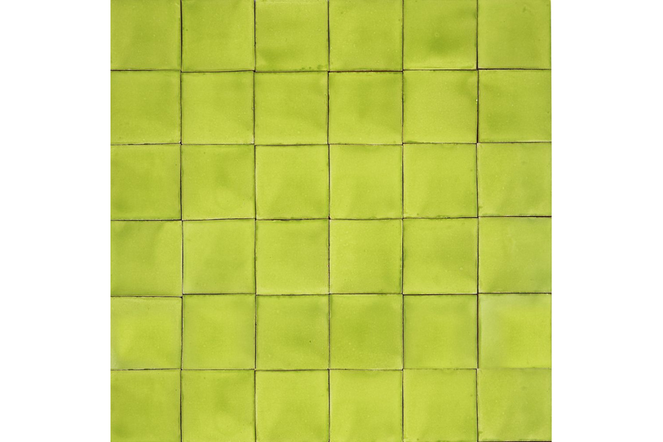 Verde Lima Deslavado - Talavera einfarbige Fliesen