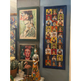 Fridas - Farbiges Patchwork im Pop-art Stil