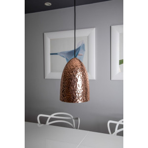 Ramon Rose - Kupferlampe, Kupfer Wohnzimmerlampe