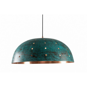 Sandia Agujero Verde - Kupfer Lampe mit Patina überzogen