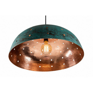Sandia Agujero Verde - Kupfer Lampe mit Patina überzogen