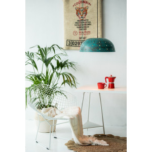 Sandia Agujero Verde - Kupfer Lampe mit Patina überzogen