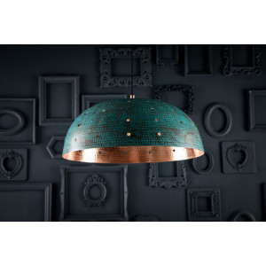 Sandia Agujero Verde - Kupfer Lampe mit Patina überzogen